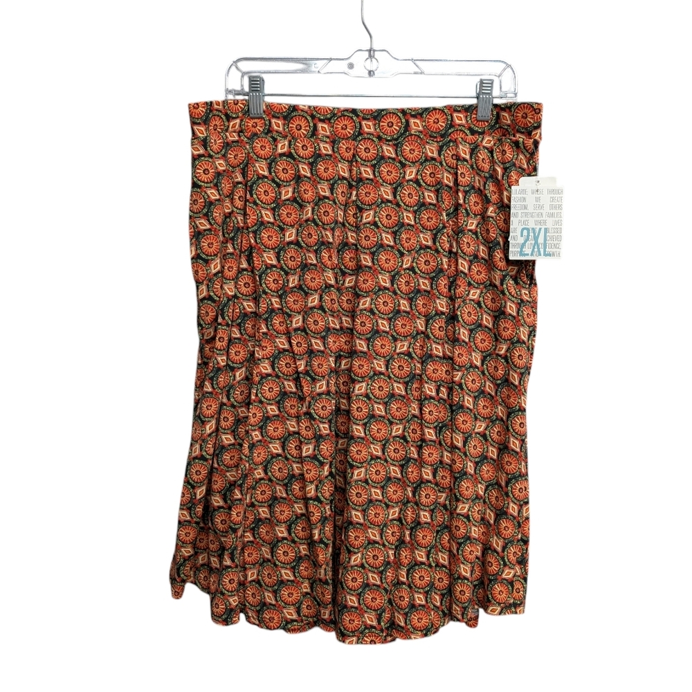 Lularoe Madison Pleated Skirt With Pockets 2XL NWT